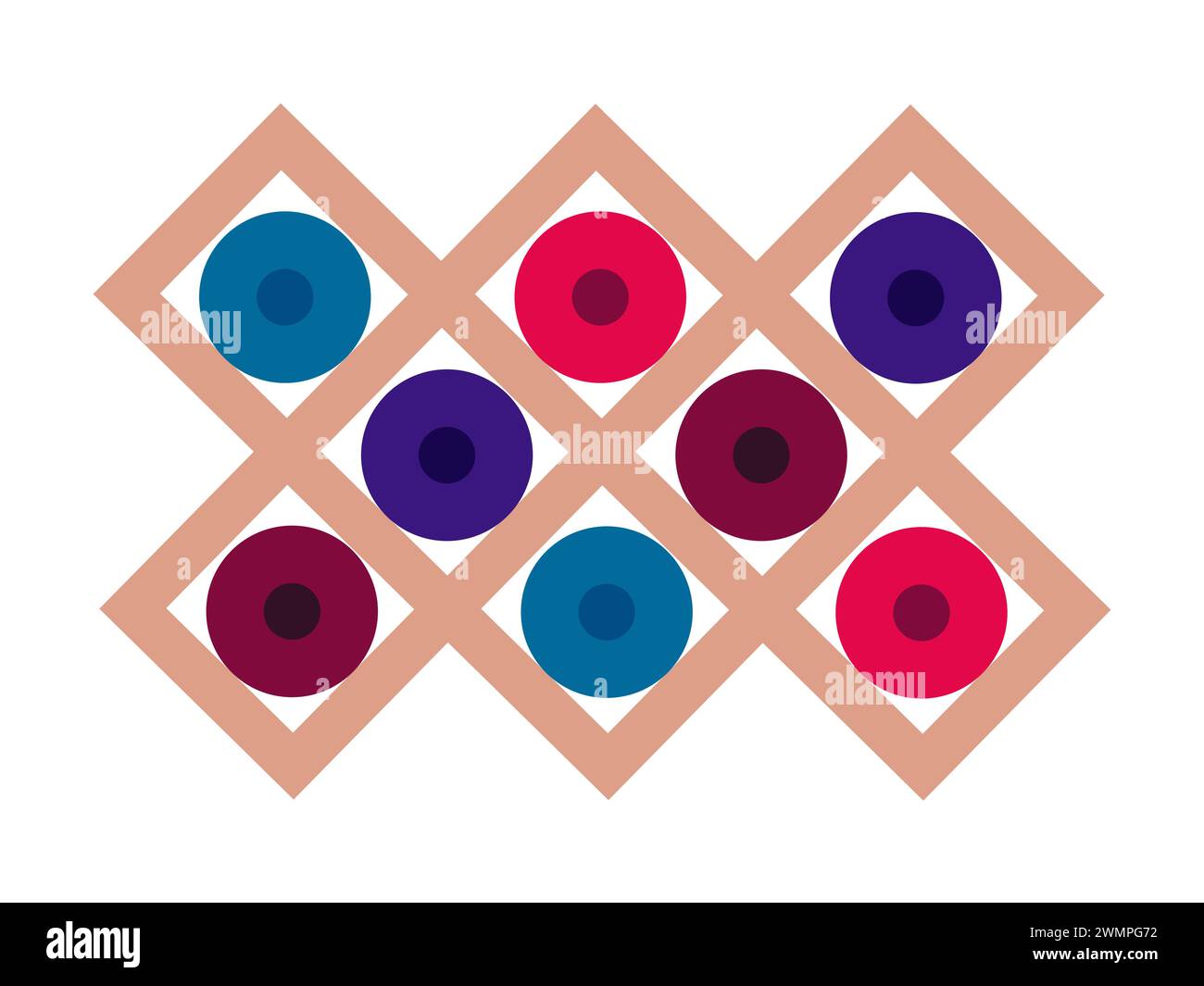 Flat wine rack Stock Vector Image & Art Alamy