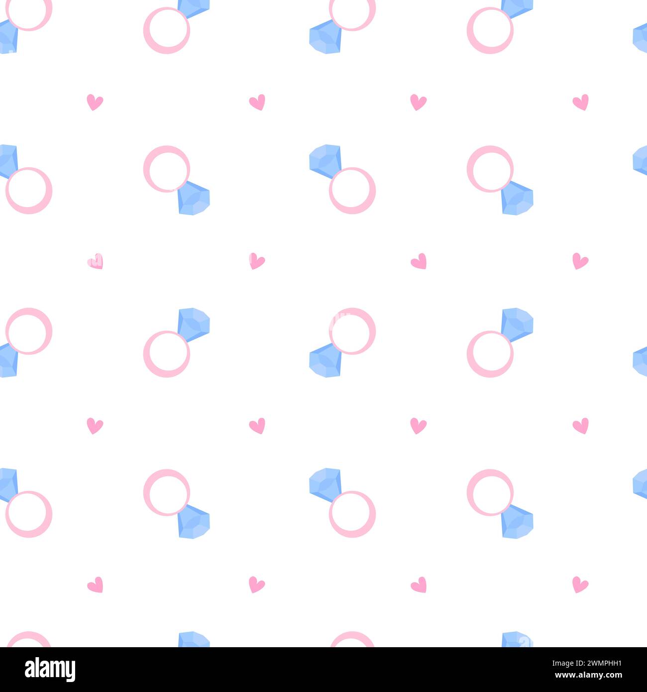 Diamond ring vector seamless pattern Stock Vector Image & Art - Alamy