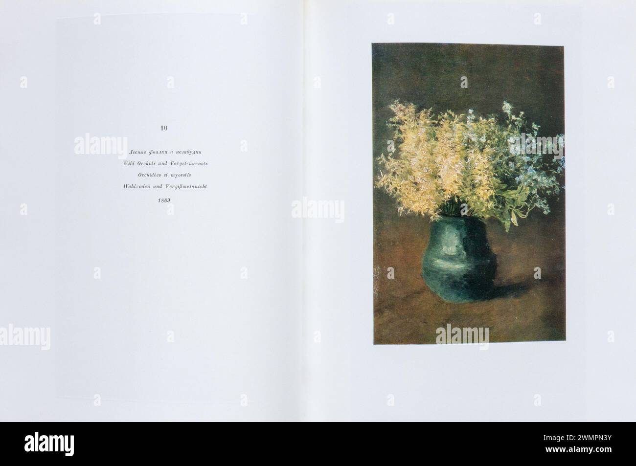 Levitan 'Russian Painters' series, first published in 1971 in USSR. Stock Photo