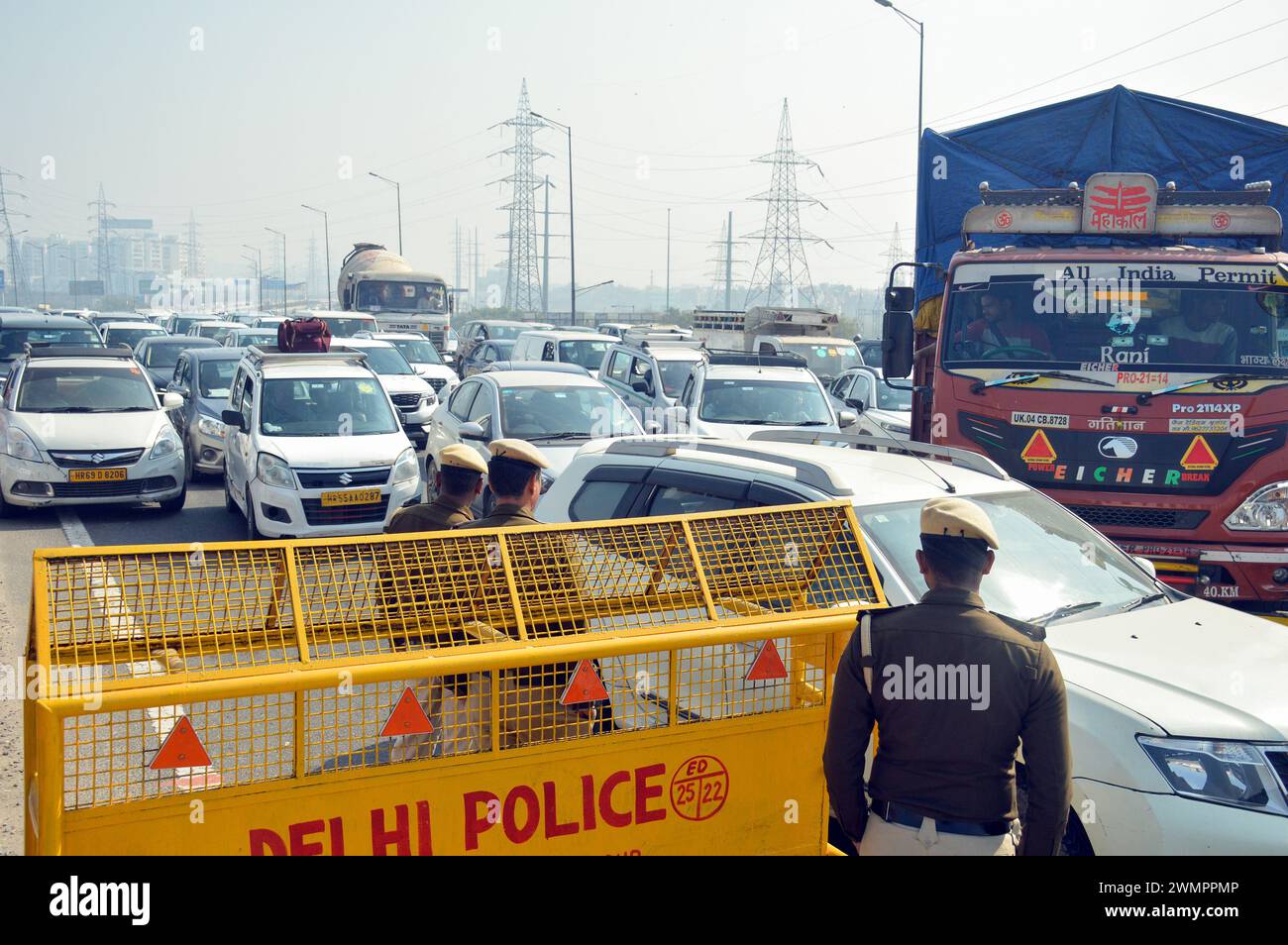 New Delhi, India. 16th Feb, 2024. Ghaziabad, Feb 16 (ANI) Heavy