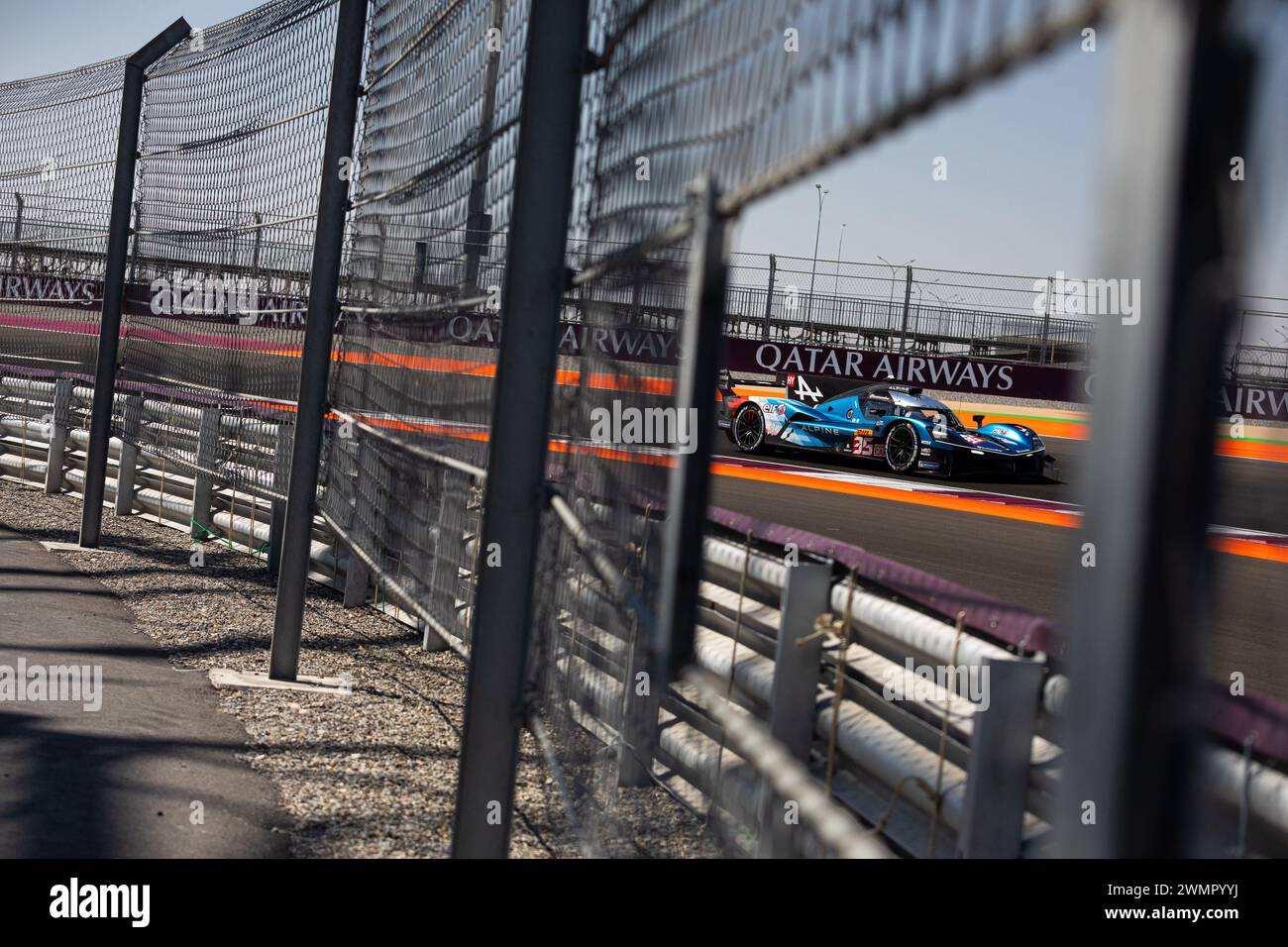 35 MILESI Charles (fra), HABSBURG-LOTHRINGEN Ferdinand (aut), CHATIN Paul-Loup (fra), Alpine Endurance Team #35, Alpine A424, action during the Prologue of the 2024 FIA World Endurance Championship, from February 24 to 26, 2024 on the Losail International Circuit in Lusail, Qatar - Photo Javier Jimenez / DPPI Stock Photo