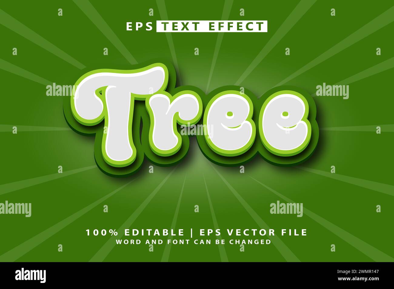 3d vector text effect style Stock Vector Image & Art - Alamy