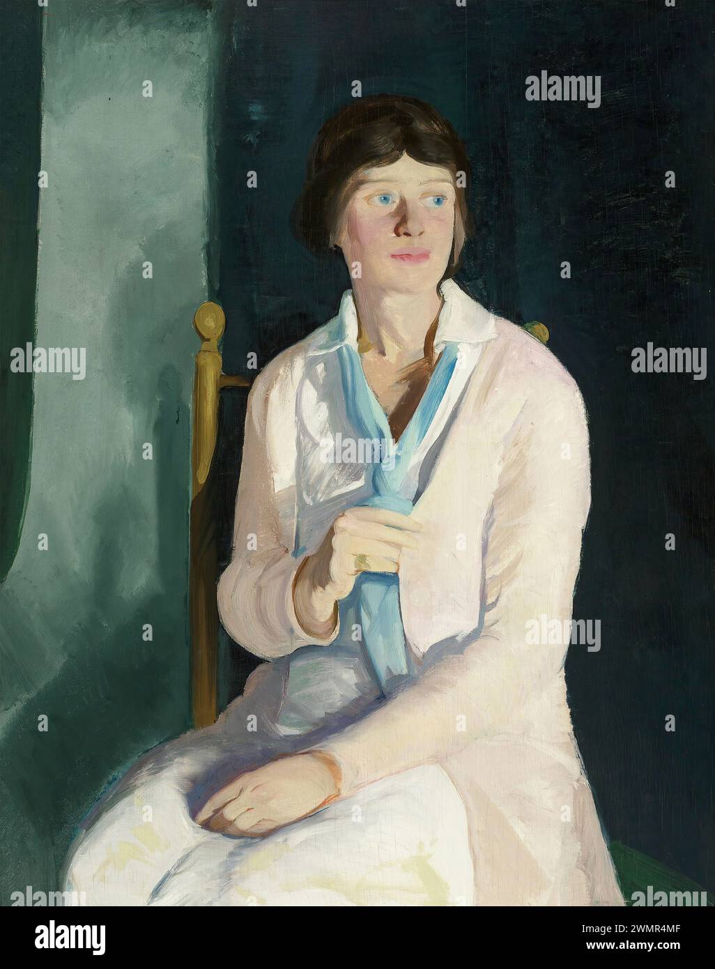 Bellows Portrait of Florence Budd (1914 Stock Photo Alamy