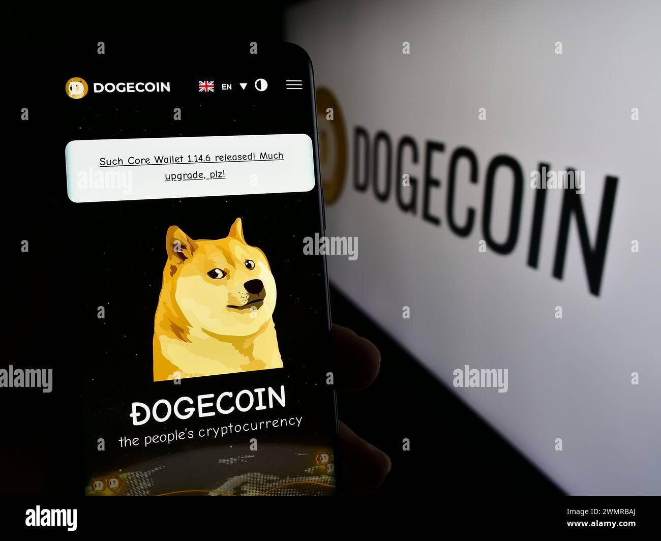 Crypto doge hi-res stock photography and images - Alamy