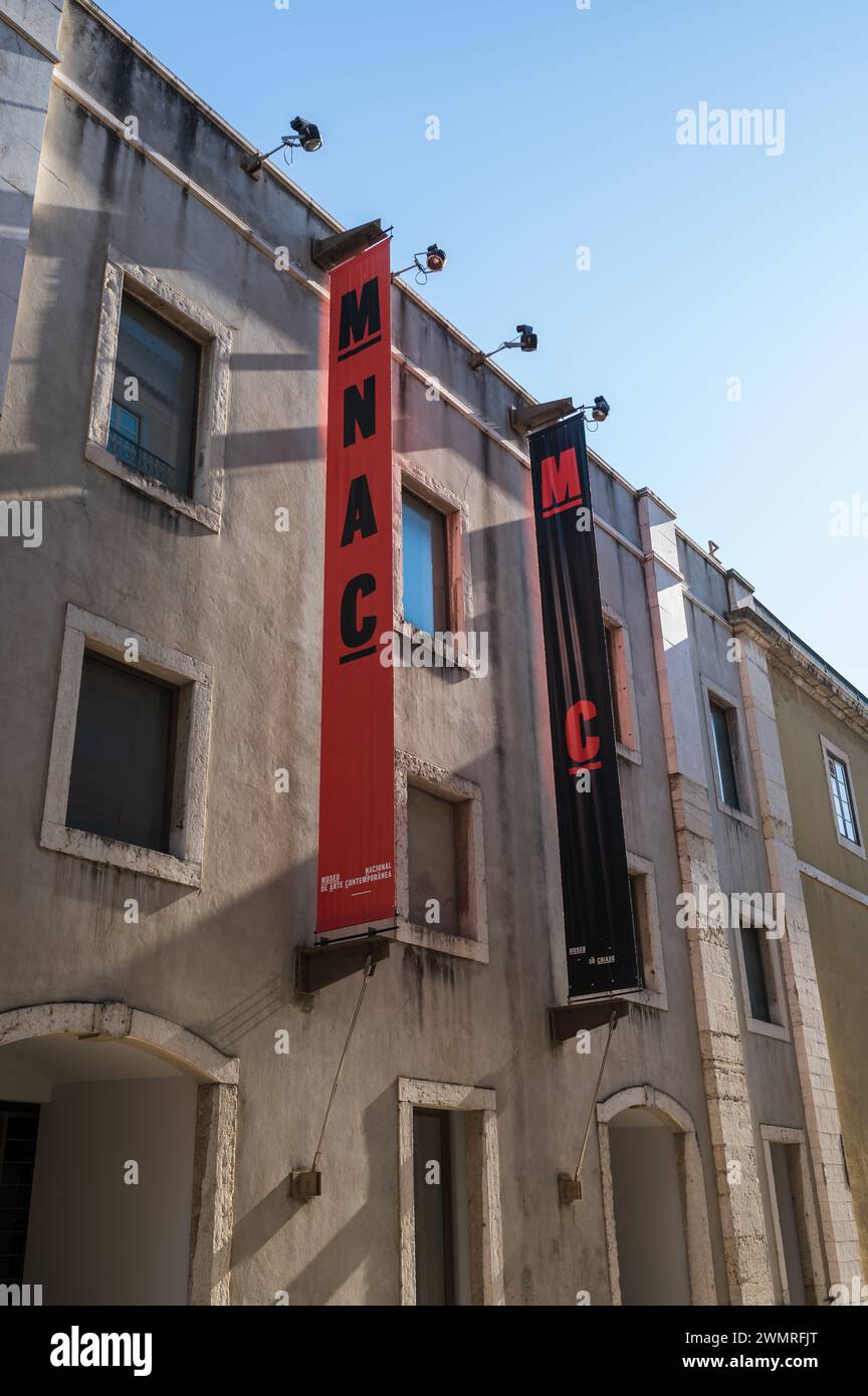 National Museum of Contemporary Art - Museu do Chiado - in Lisbon, Portugal Stock Photo