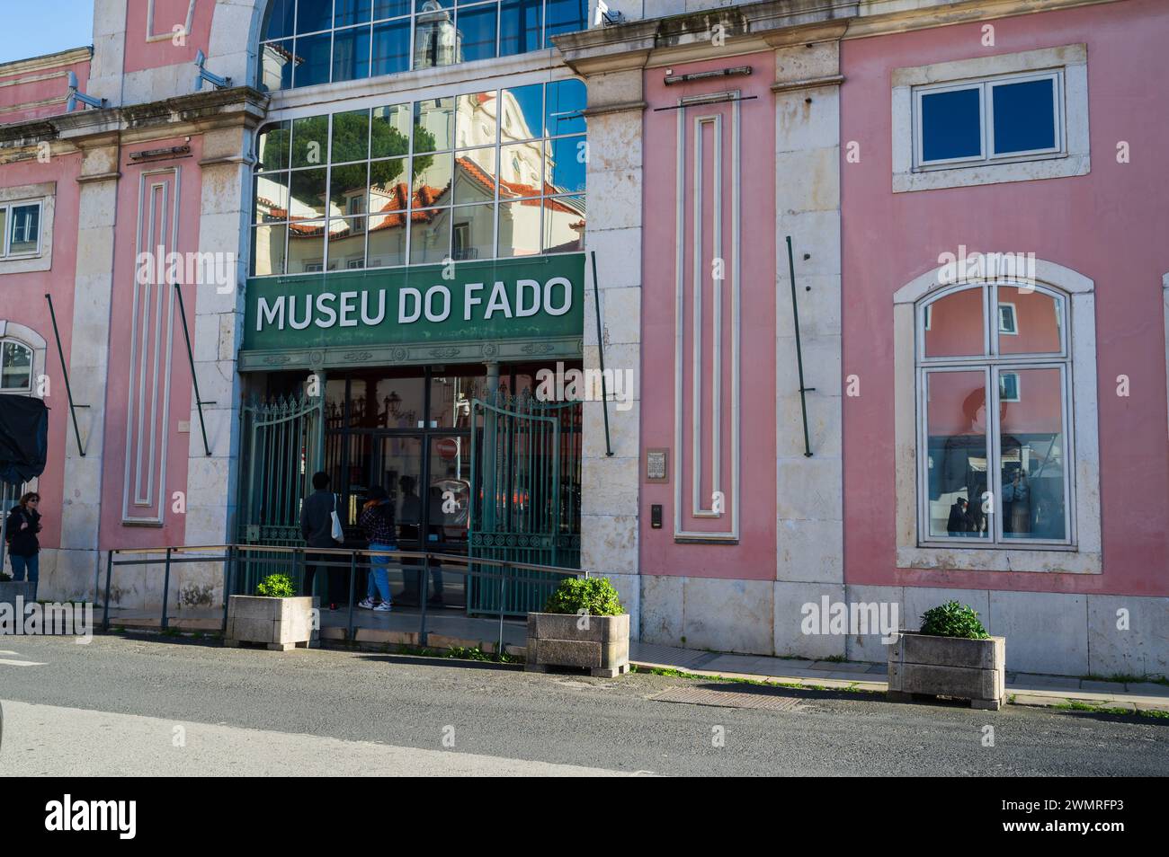 Fado Museum - Museo do Fado -, a music museum dedicated to Fado located in the Lisbon neighbourhood of Alfama, Portugal Stock Photo