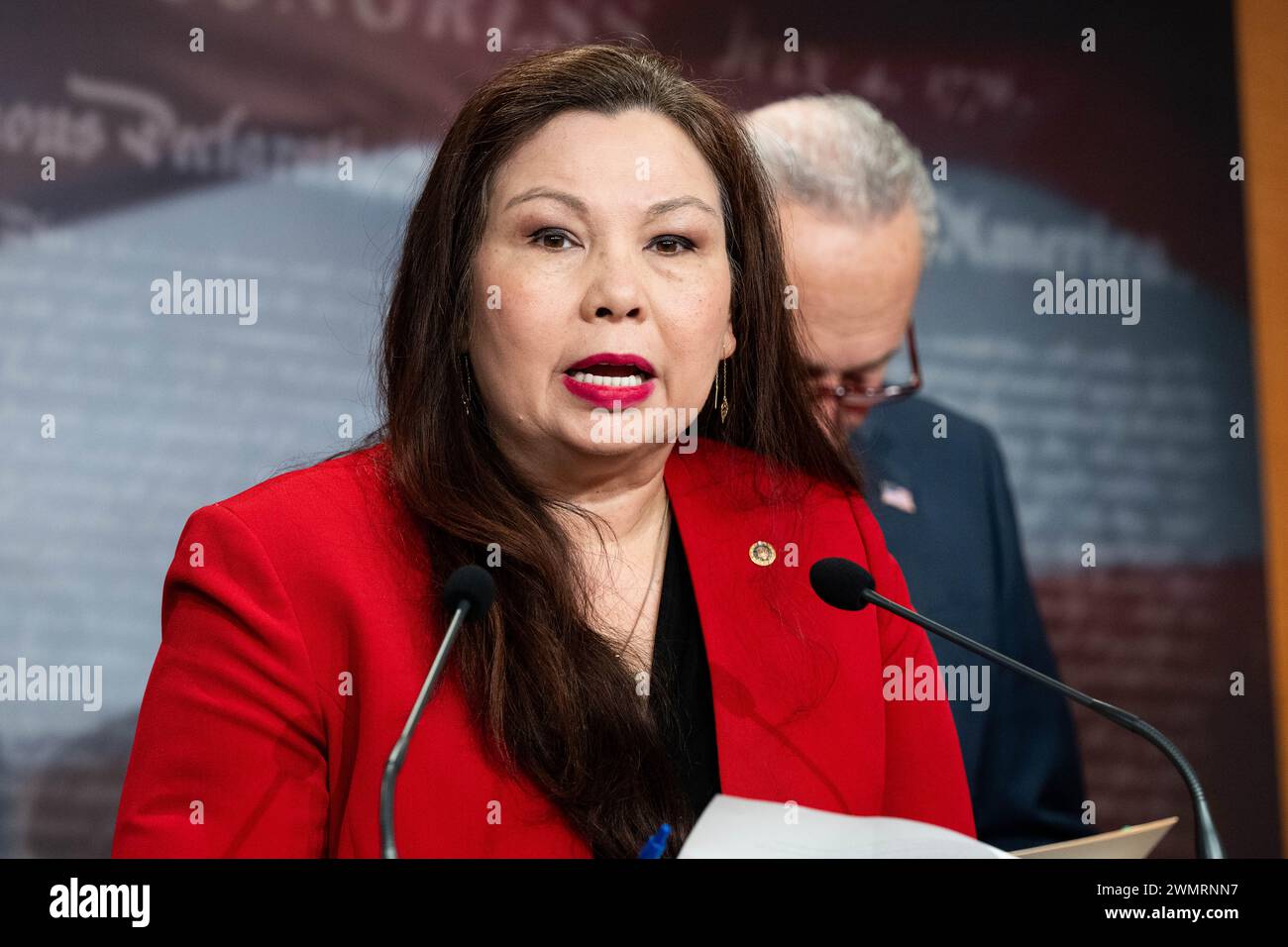 Washington, United States. 27th Feb, 2024. U.S. Senator Tammy Duckworth