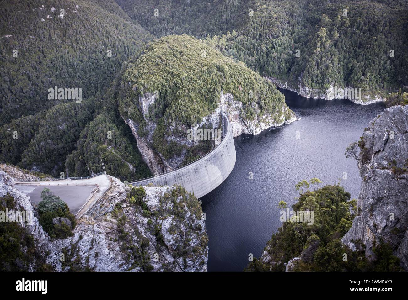 Gordon Dam in Tasmania Australia Stock Photo - Alamy