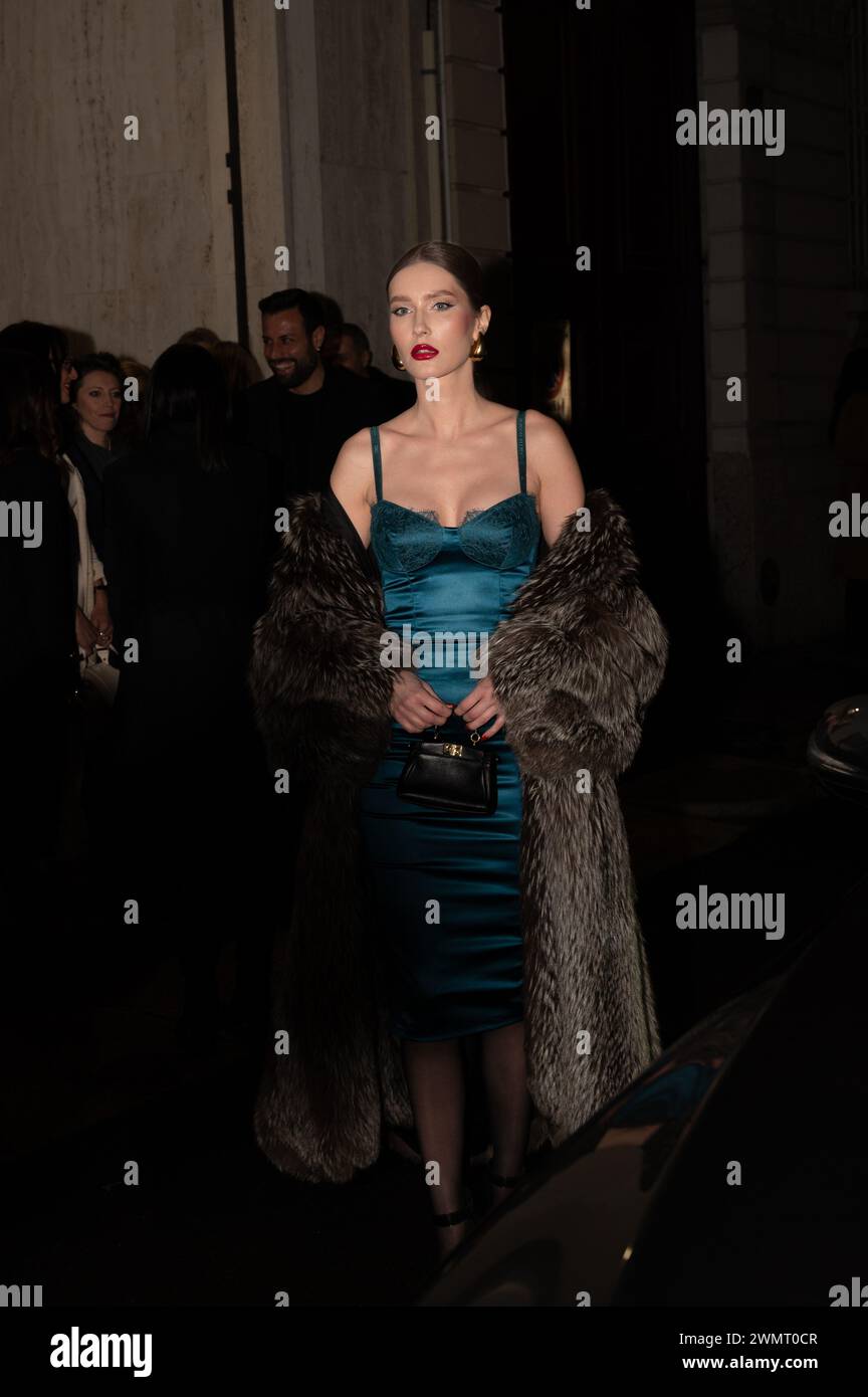 elisabetta franchi ··· Milano, Italia. 24 febbraio 2025. Sfilata