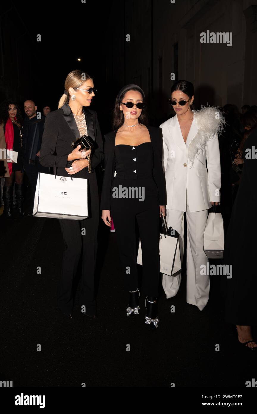 elisabetta franchi ··· Milano, Italia. 24 febbraio 2025. Sfilata