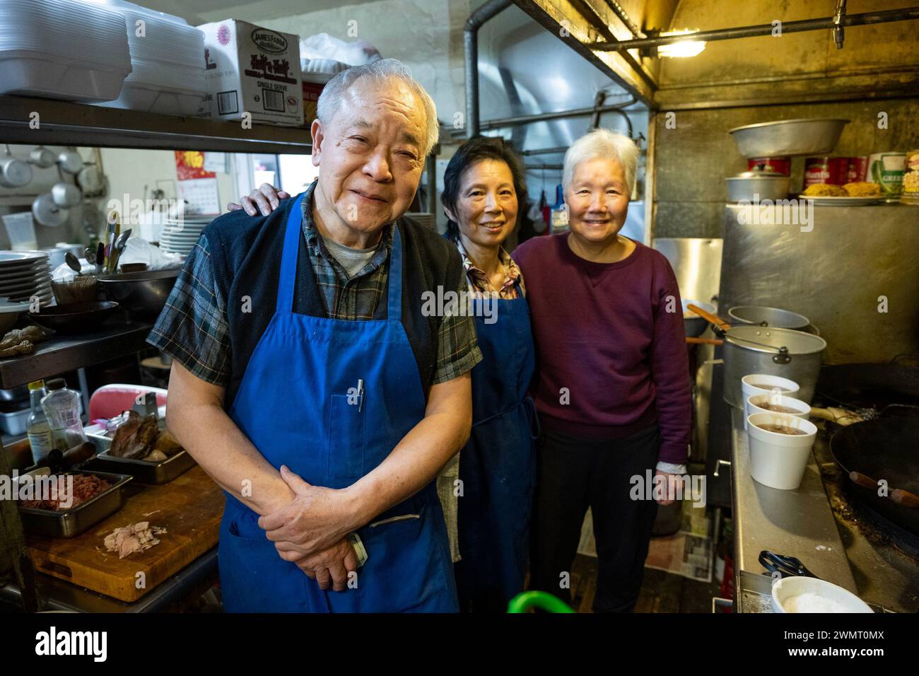 Woodland, Ca, USA. 23rd Feb, 2024. Owners Paul and Nancy Fong with ...