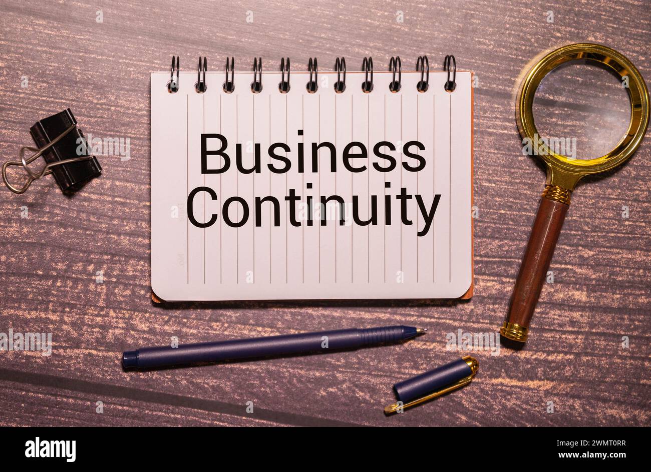 Business continuity text concept isolated over white background Stock ...
