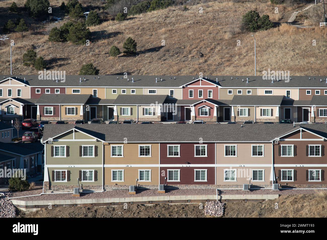 New apartment complexes in the Rockrimmon Development in north Colorado