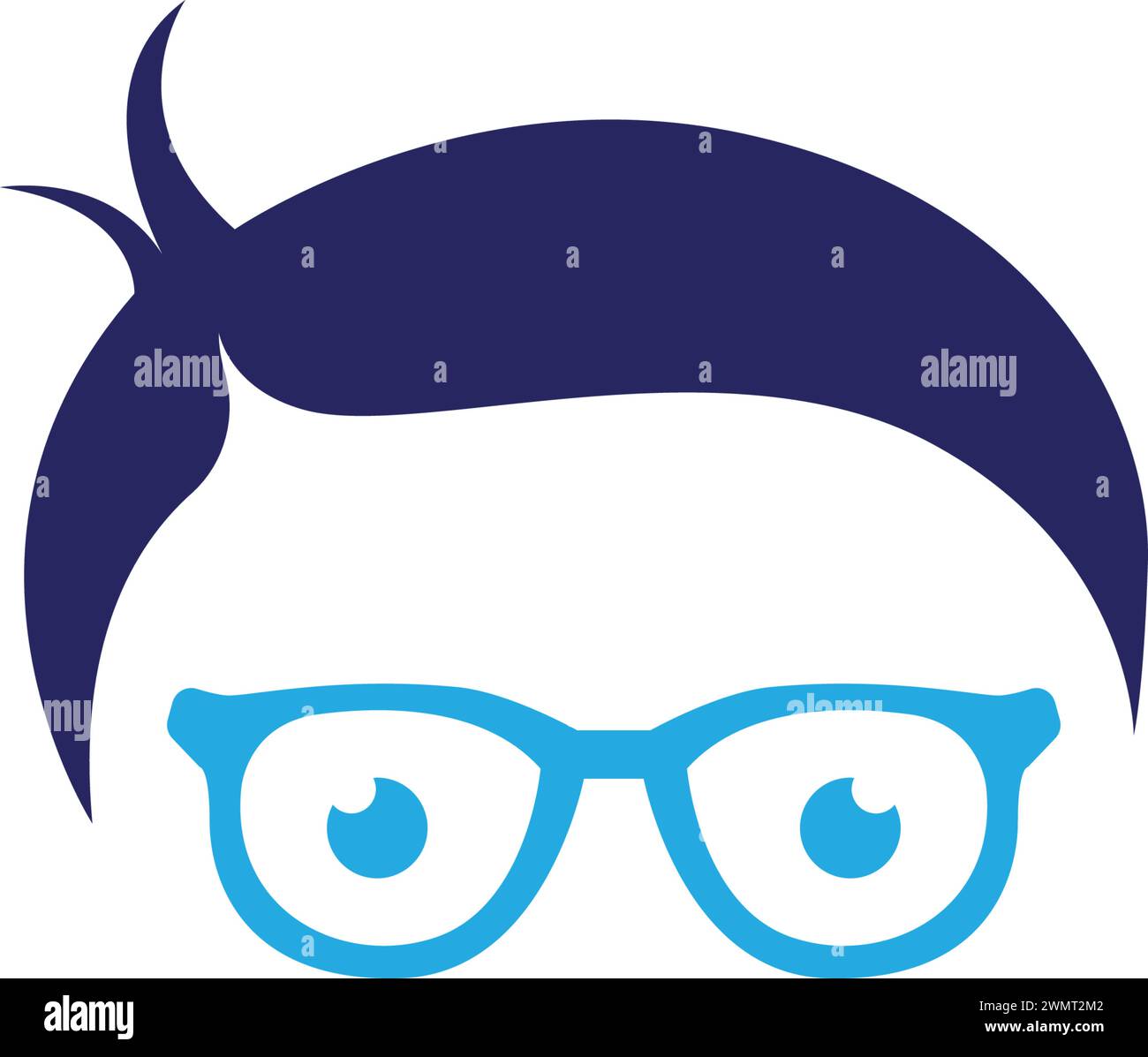 Geek Logo template vector illustration design Stock Vector