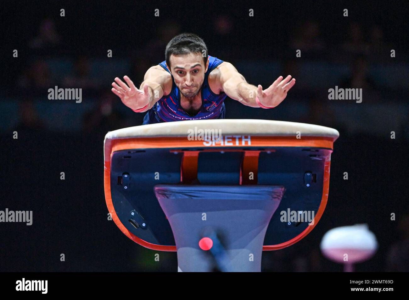 Artur Davtyan (Armenia). European Championships Munich 2022: Artistic Gymnastics; Silver Medal. Stock Photo