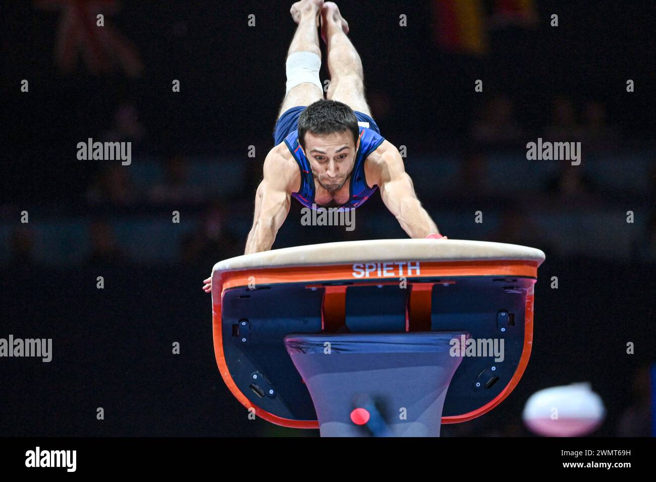 Artur Davtyan (Armenia). European Championships Munich 2022: Artistic Gymnastics; Silver Medal. Stock Photo