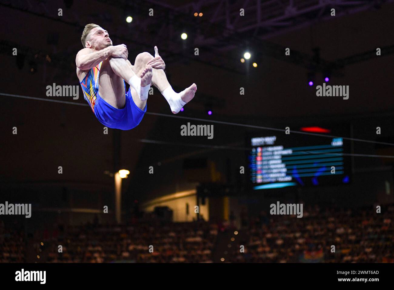 Gabriel Burtanete (Romania). European Championships Munich 2022: Artistic Gymnastics. Stock Photo
