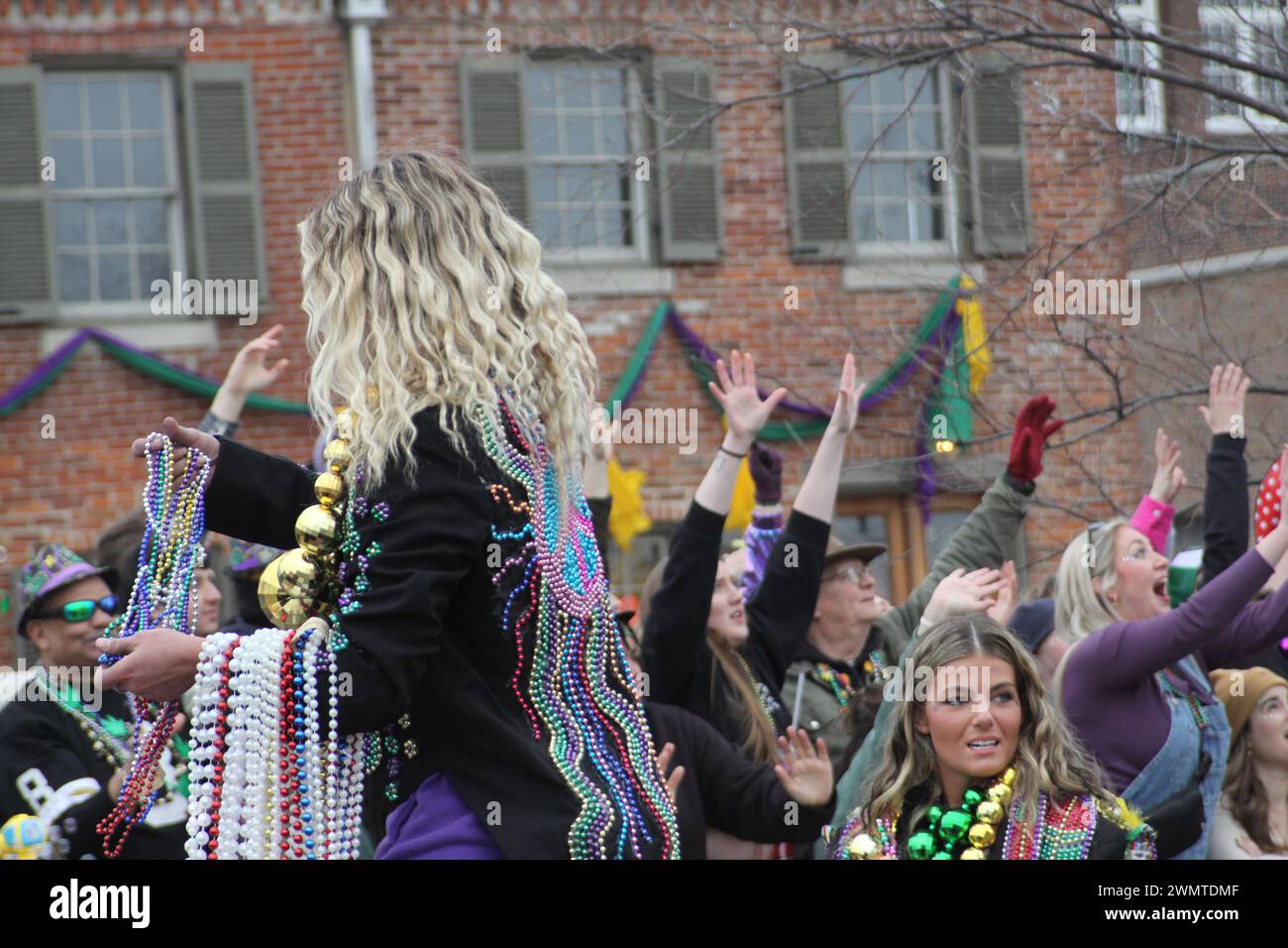 Mardi Gras St. Louis Bud Light Parade 2024 in SoulardSt. Louis