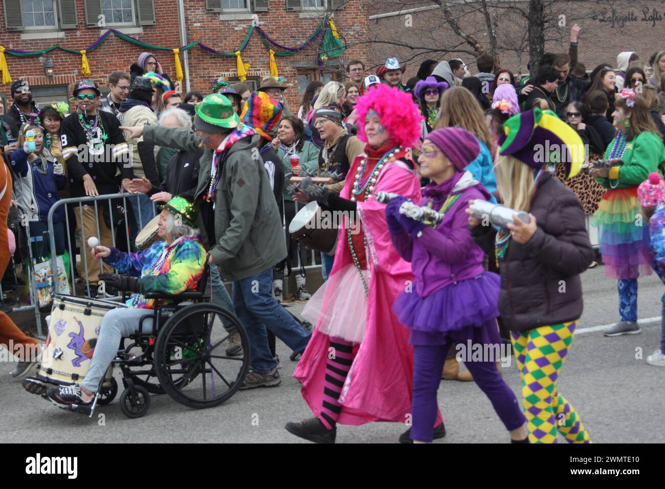 Mardi Gras St. Louis Bud Light Parade 2024 in SoulardSt. Louis