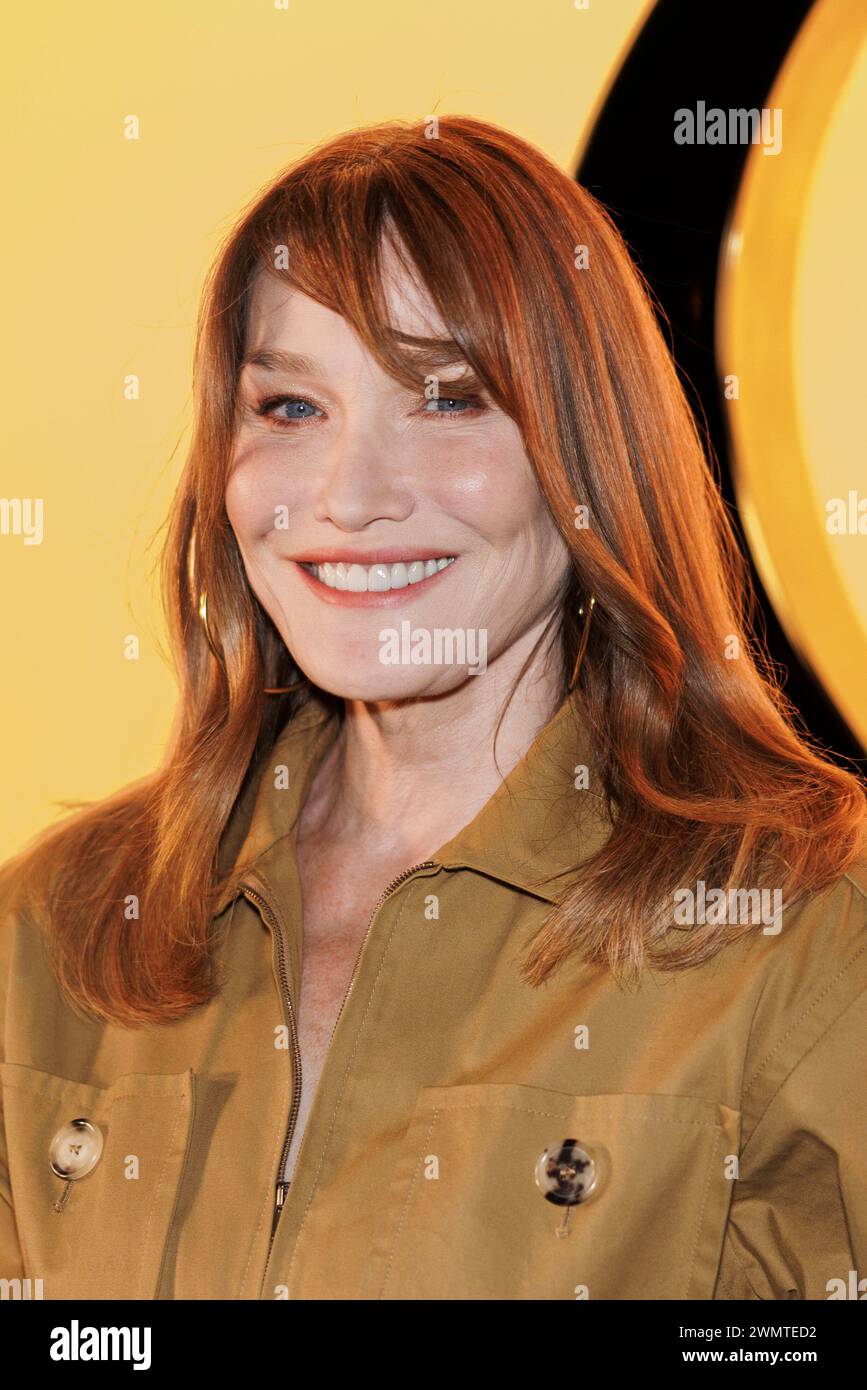 Carla Bruni attends the Yves Saint Laurent Fall/Winter 20242025 ready