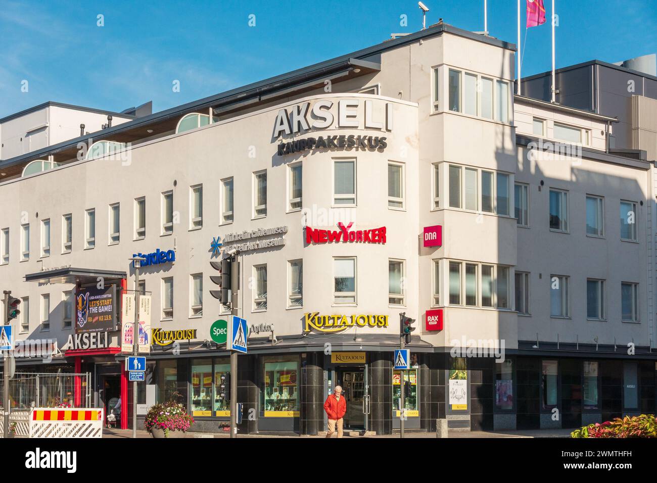Akseli Shopping Centre in Mikkeli Finland Stock Photo