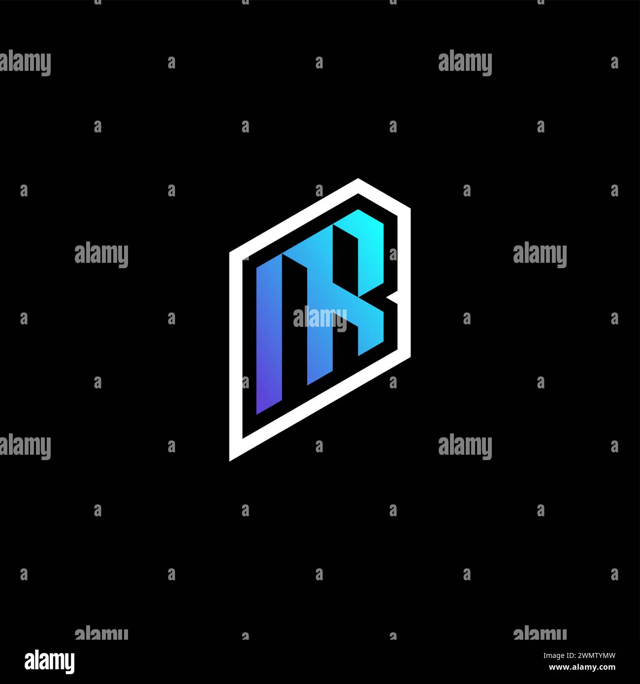 Nr initial Stock Vector Images - Alamy