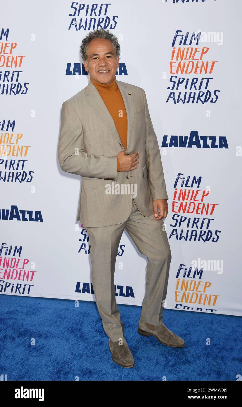 SANTA MONICA, CALIFORNIA - FEBRUARY 25: John Ortiz attends the 2024 Film Independent Spirit Awards On The Beach on February 25, 2024 in Santa Monica, Stock Photo