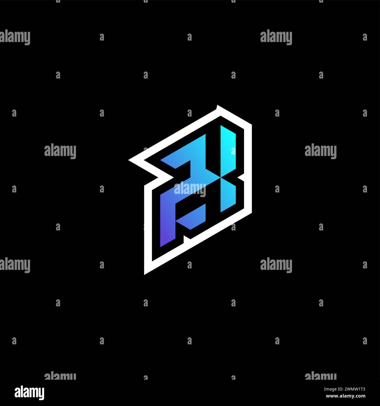 Zx gaming logo Stock Vector Images - Alamy