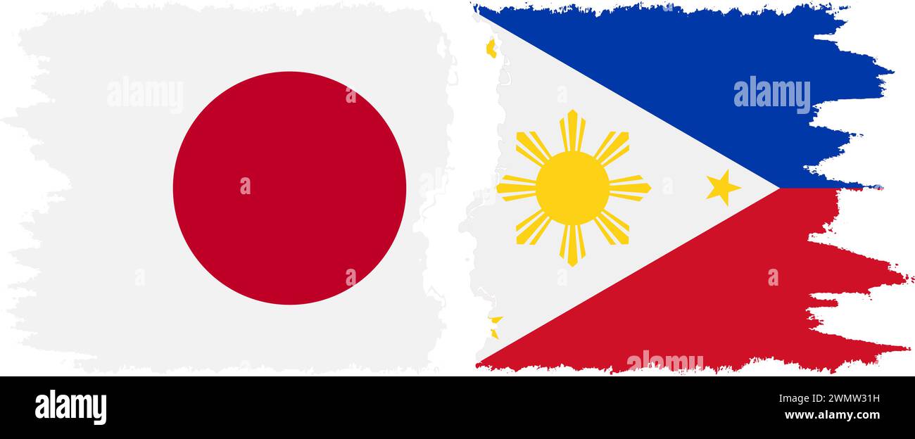 Philippines japan flag Stock Vector Images Alamy