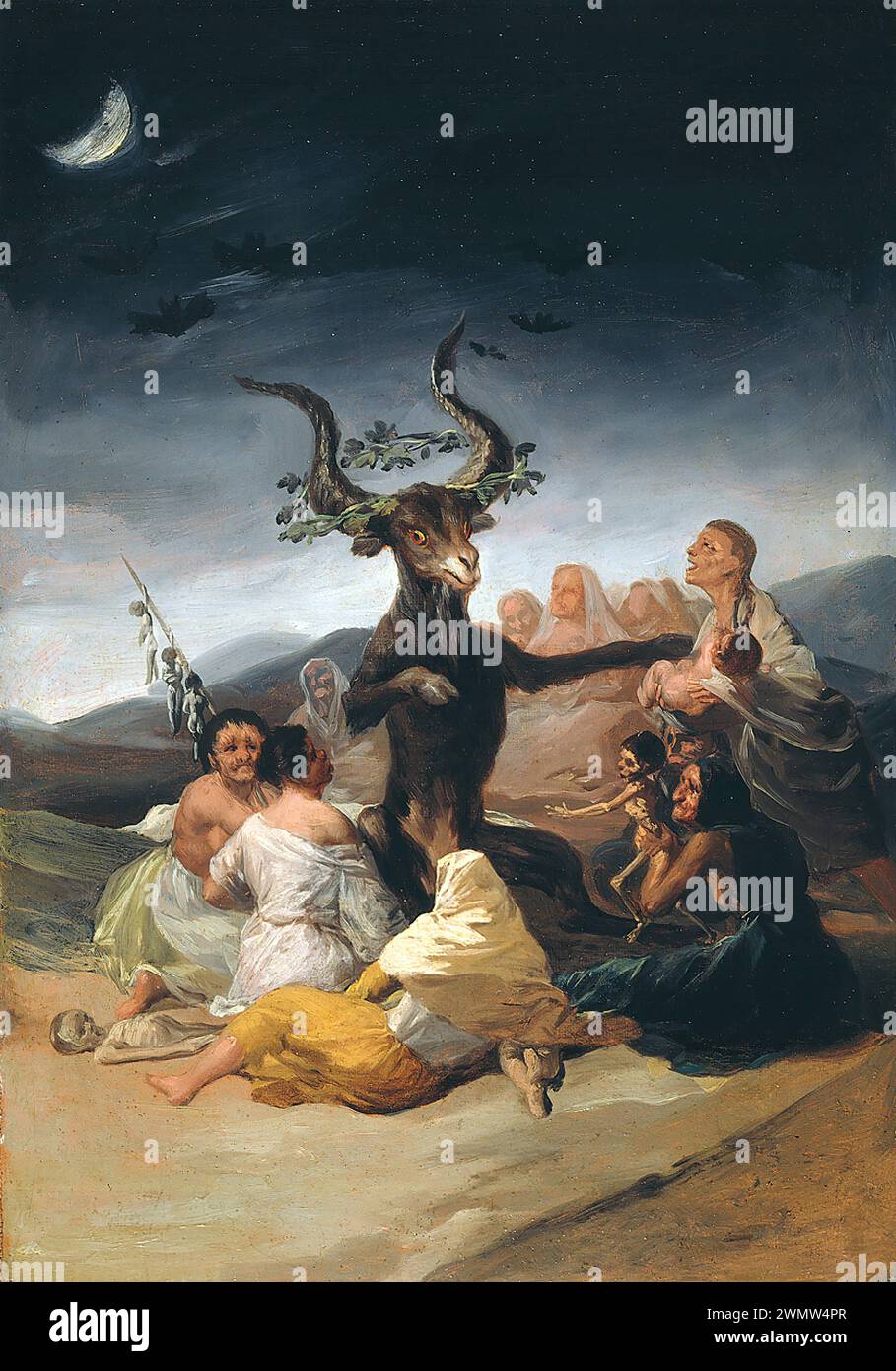 The Witches' Sabbath - Francisco José de Goya as art print