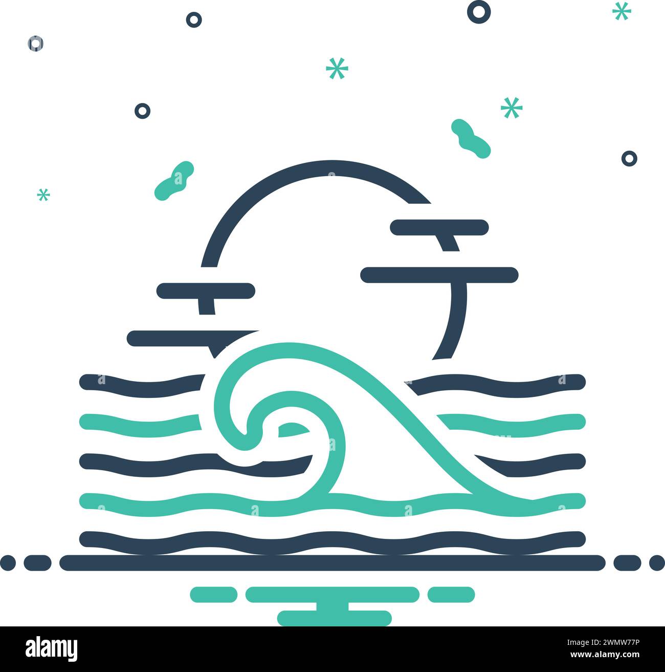 Icon for ocean,sea Stock Vector Image & Art - Alamy