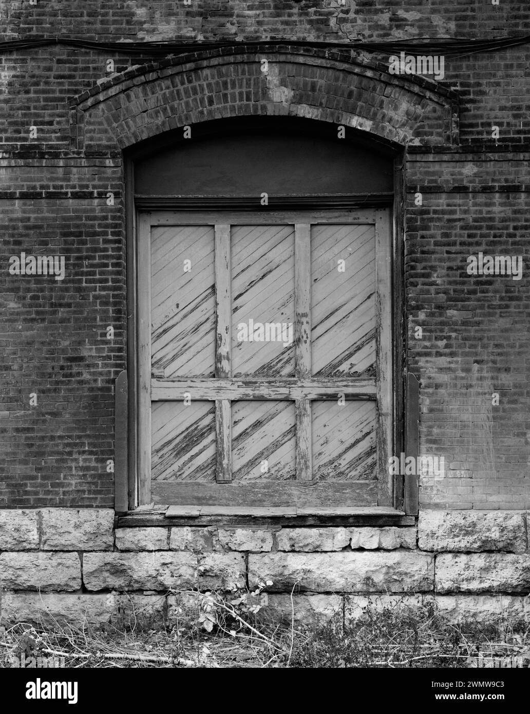 Nailed window Black and White Stock Photos & Images - Alamy