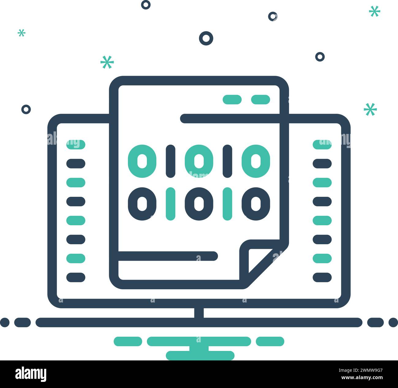 Icon for binary,code Stock Vector Image & Art - Alamy