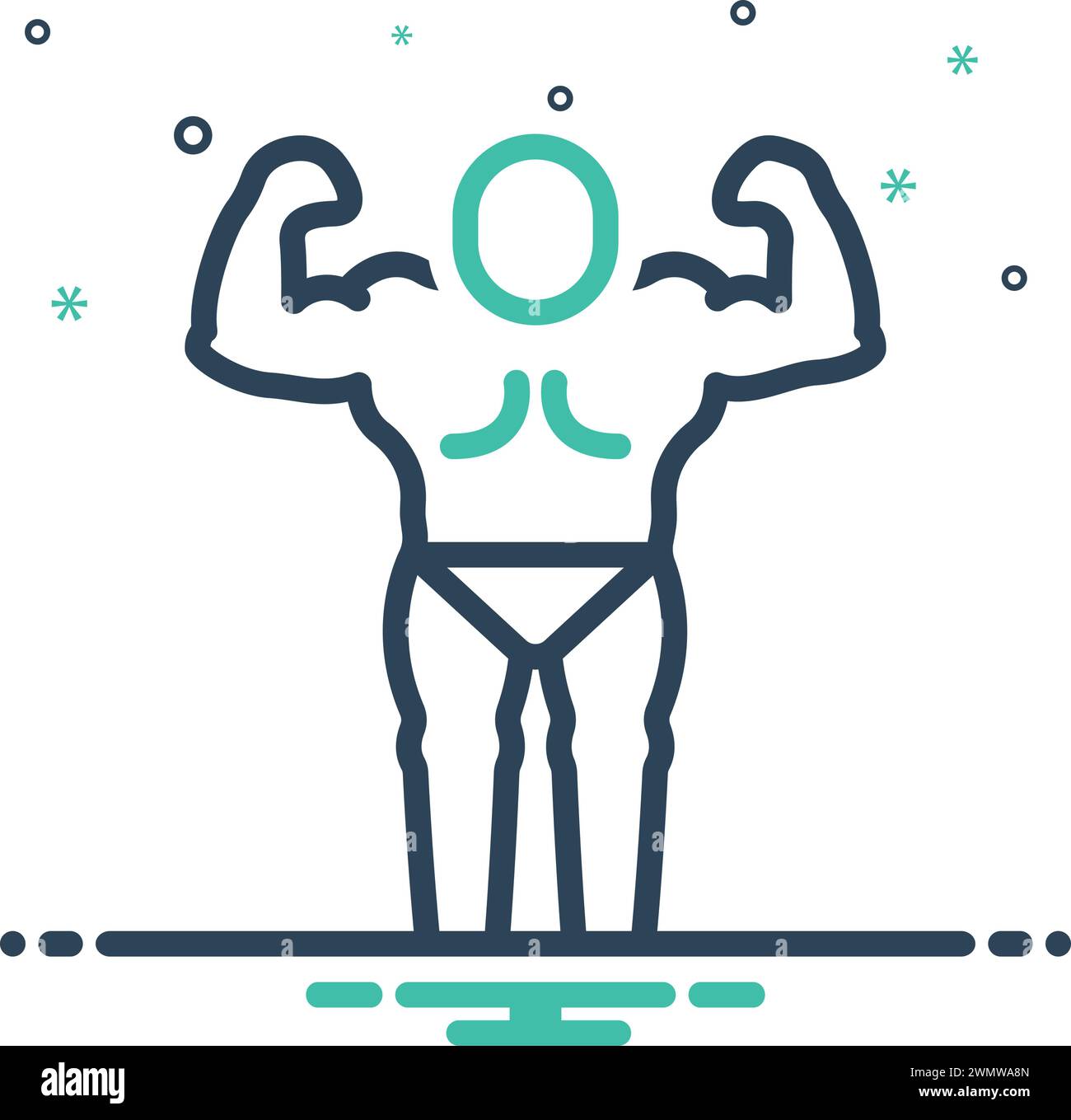 Icon for armstrong,bodybuilder Stock Vector Image & Art Alamy