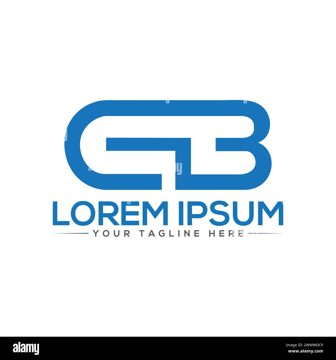 Typography logo vector vectors hi-res stock photography and images - Alamy