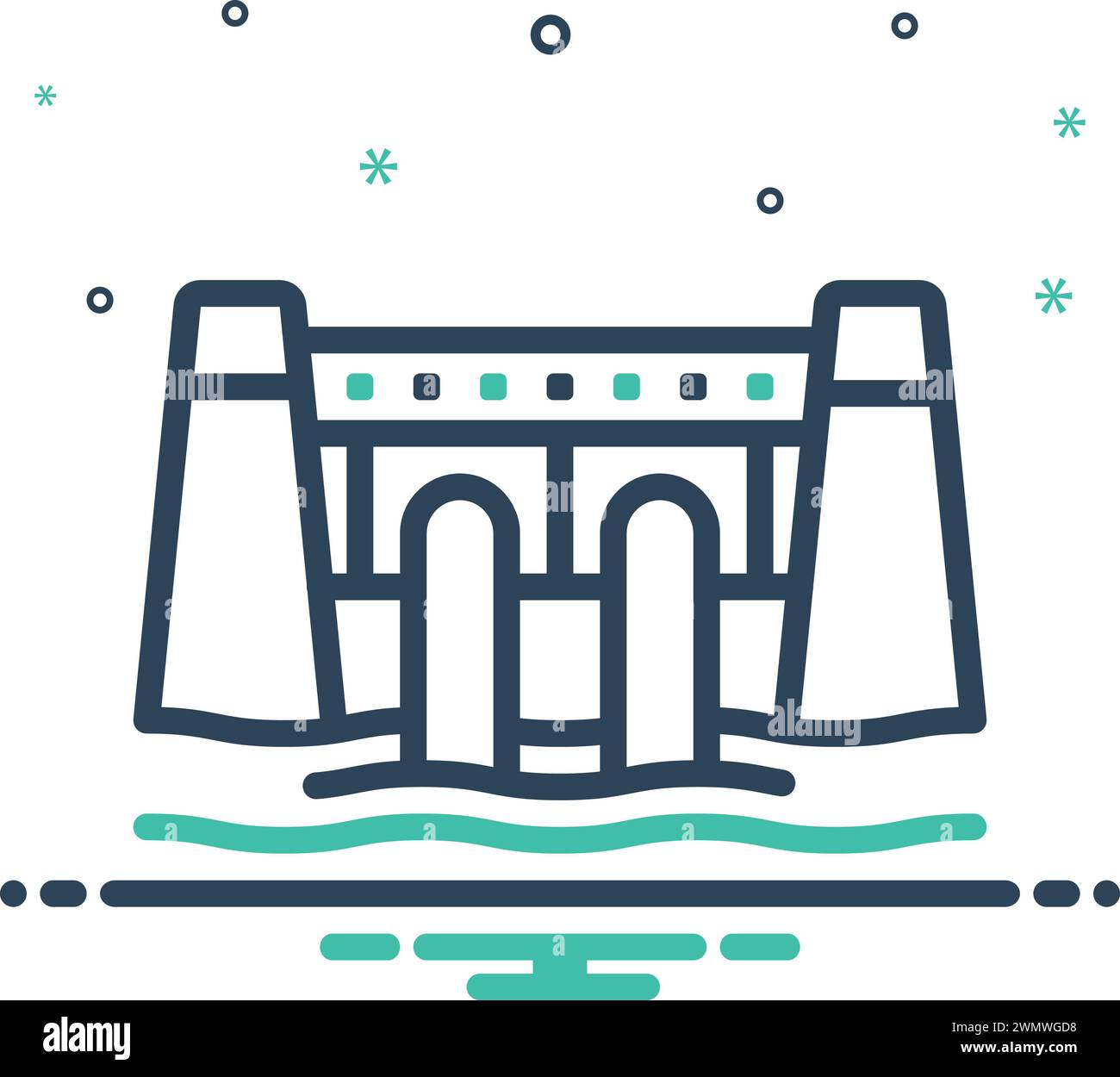 Hydroelectric dam Cut Out Stock Images & Pictures - Alamy