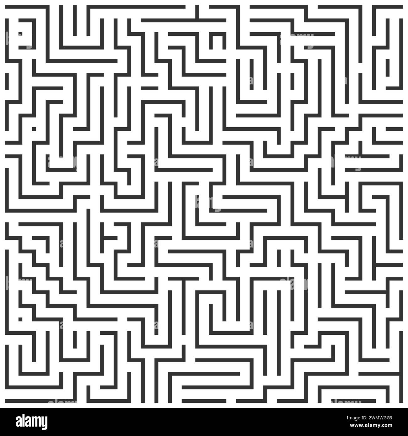 Abstract seamless pattern of horizontal and vertical lines. imitation of a maze. Background ...