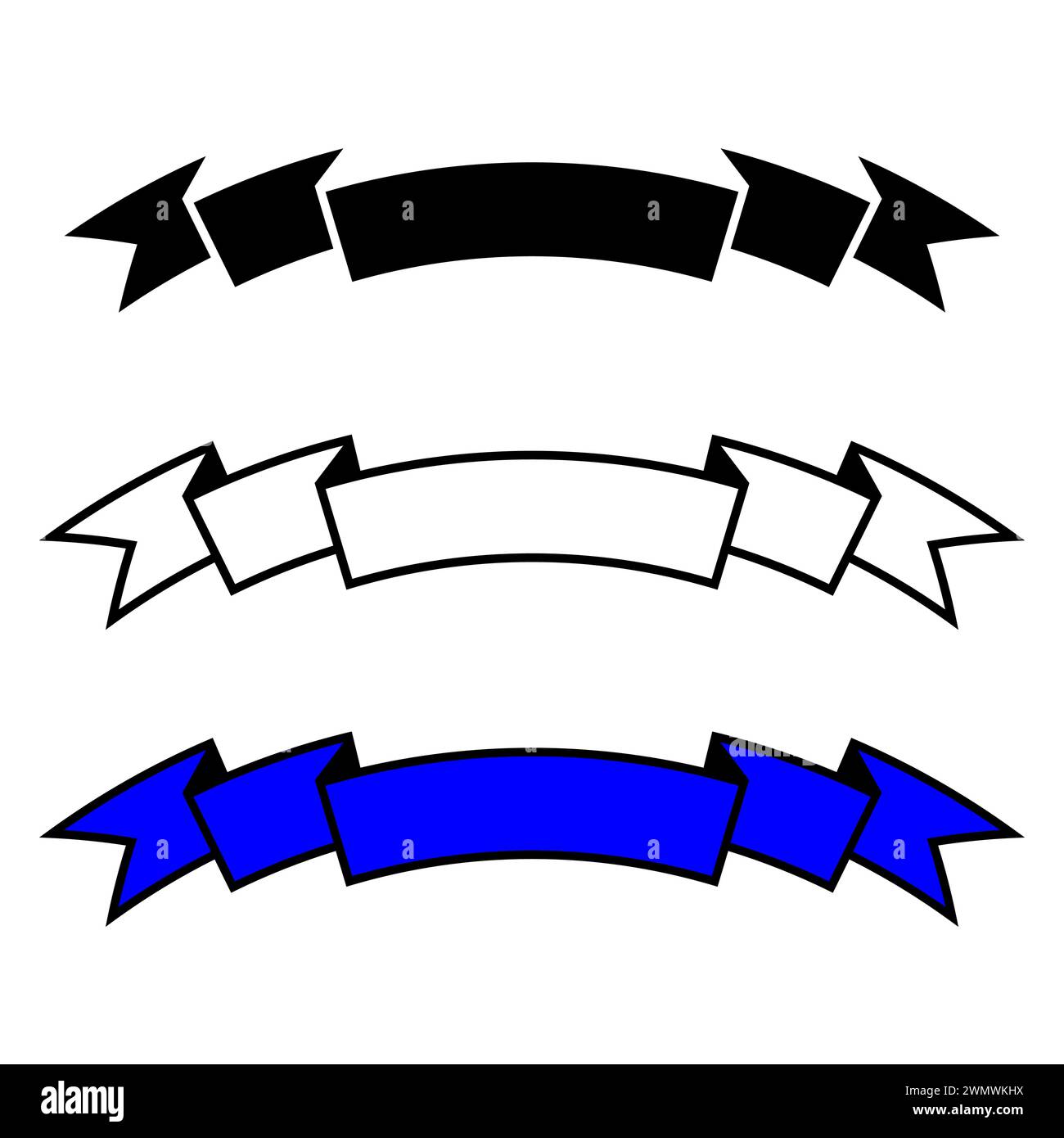 Form Concept Ribbon art illustration design concept of ribbon template Stock Vector Image ...