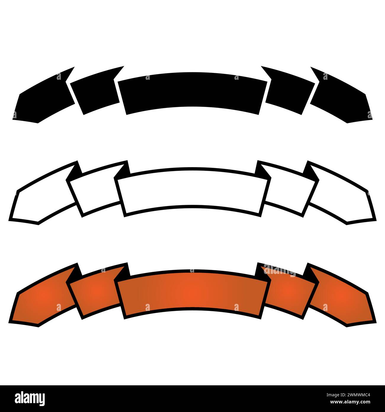 Ribbon template Stock Vector Images - Alamy
