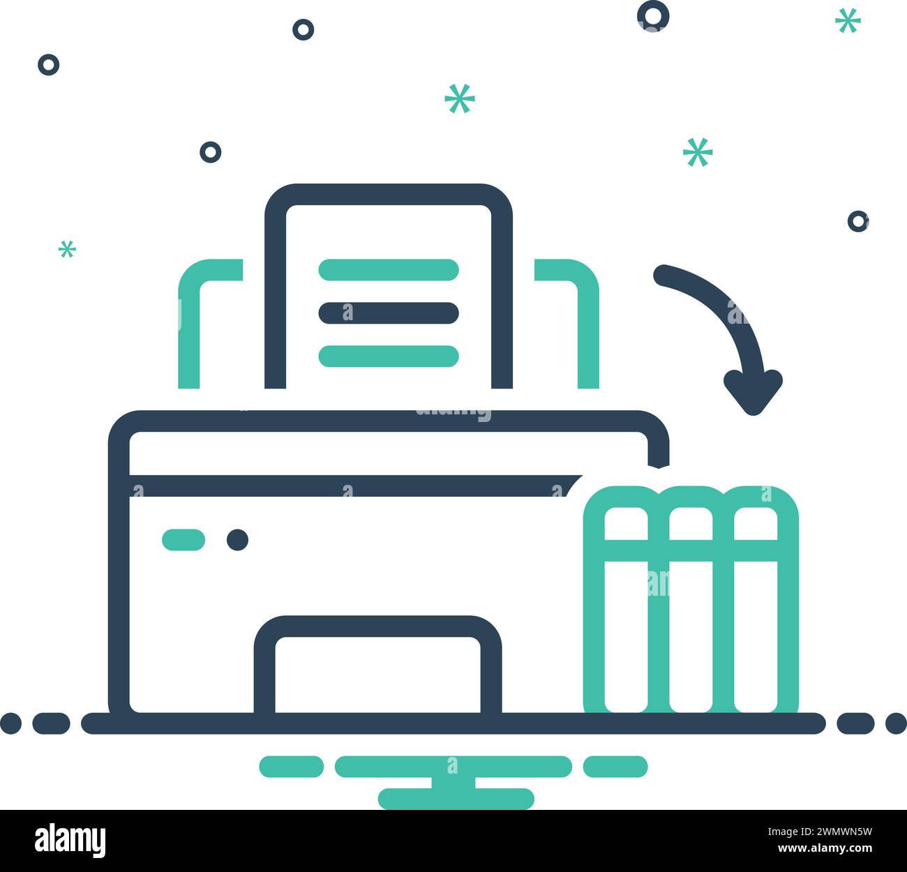 Icon for inkjet,printer Stock Vector Image & Art - Alamy