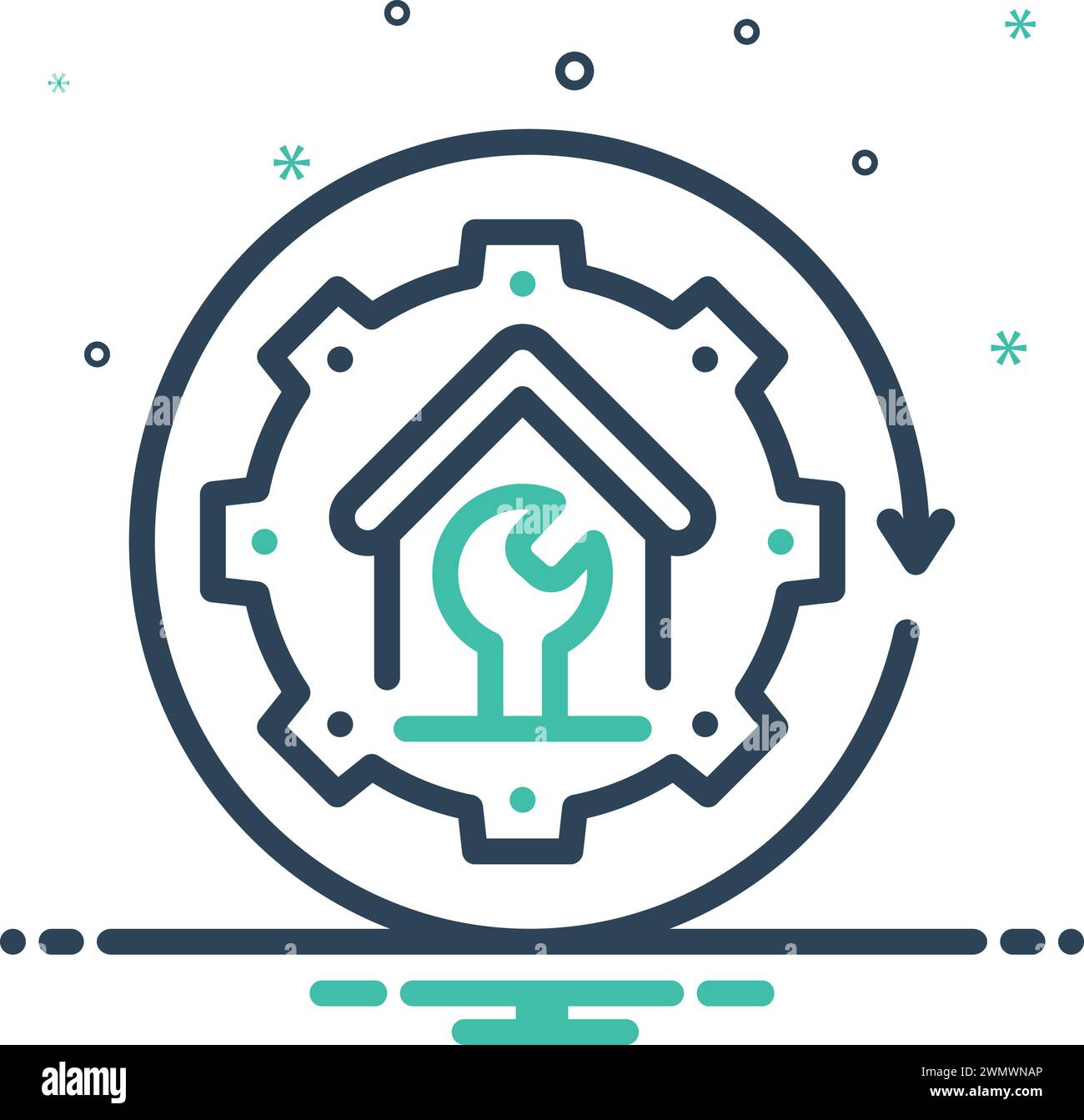 Icon for restoration,house Stock Vector Image & Art - Alamy