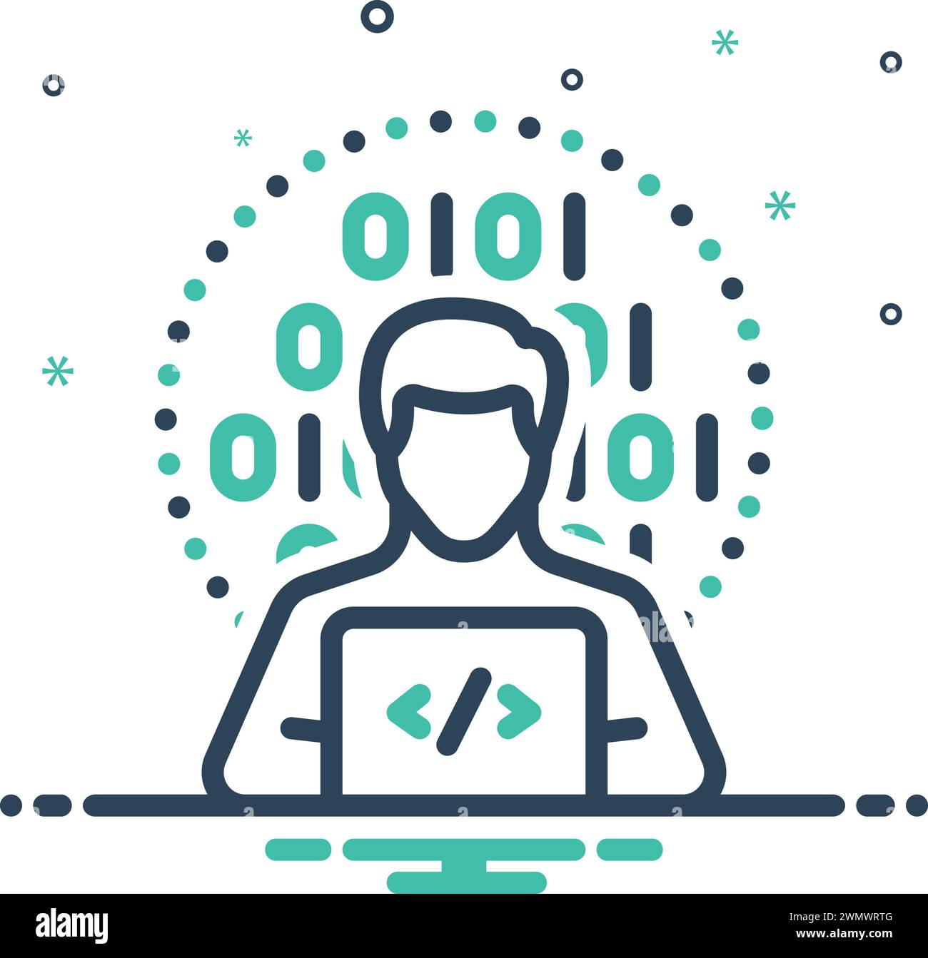 Icon for programmer,hacker Stock Vector Image & Art - Alamy