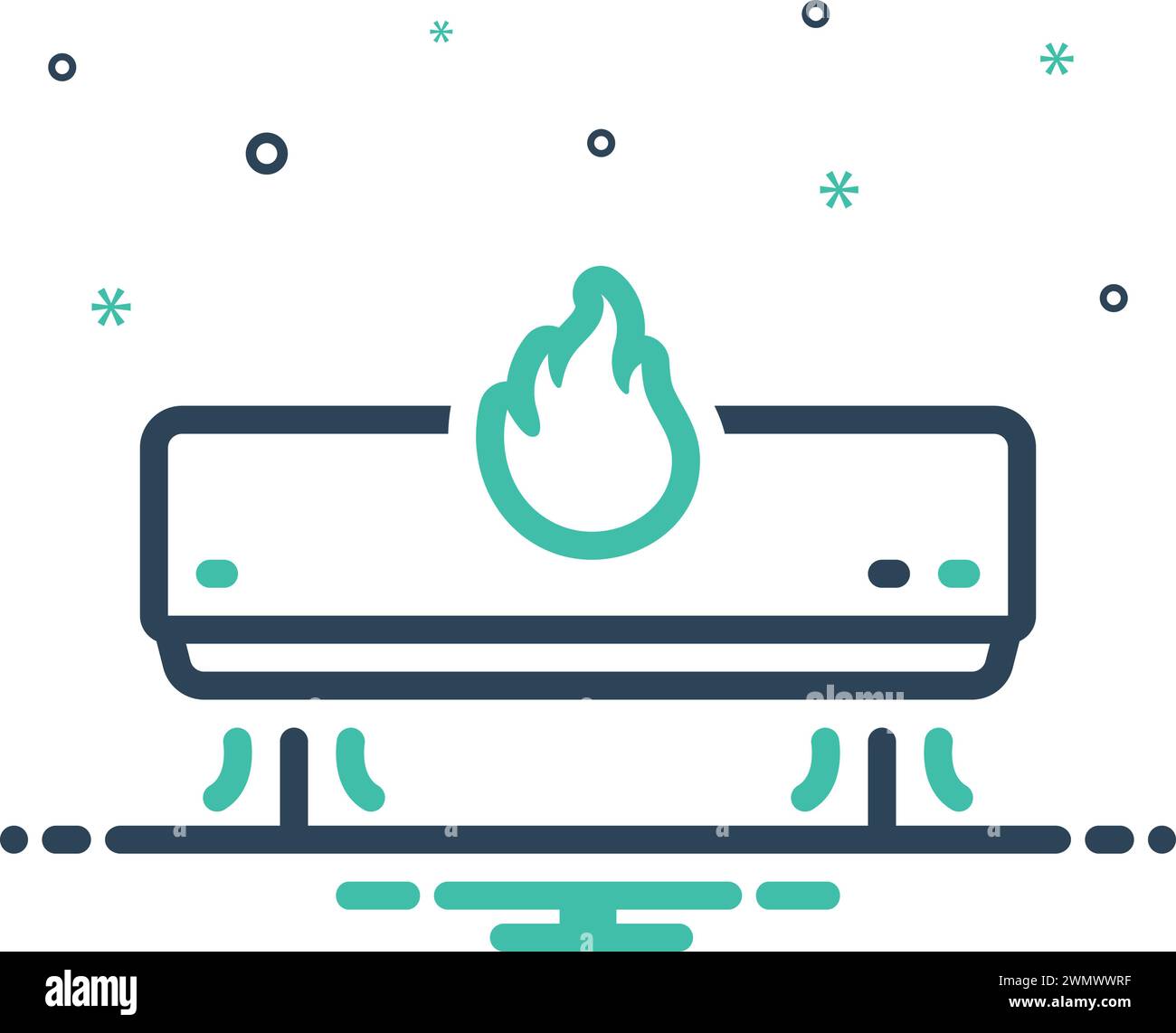 Icon for warm,snug Stock Vector