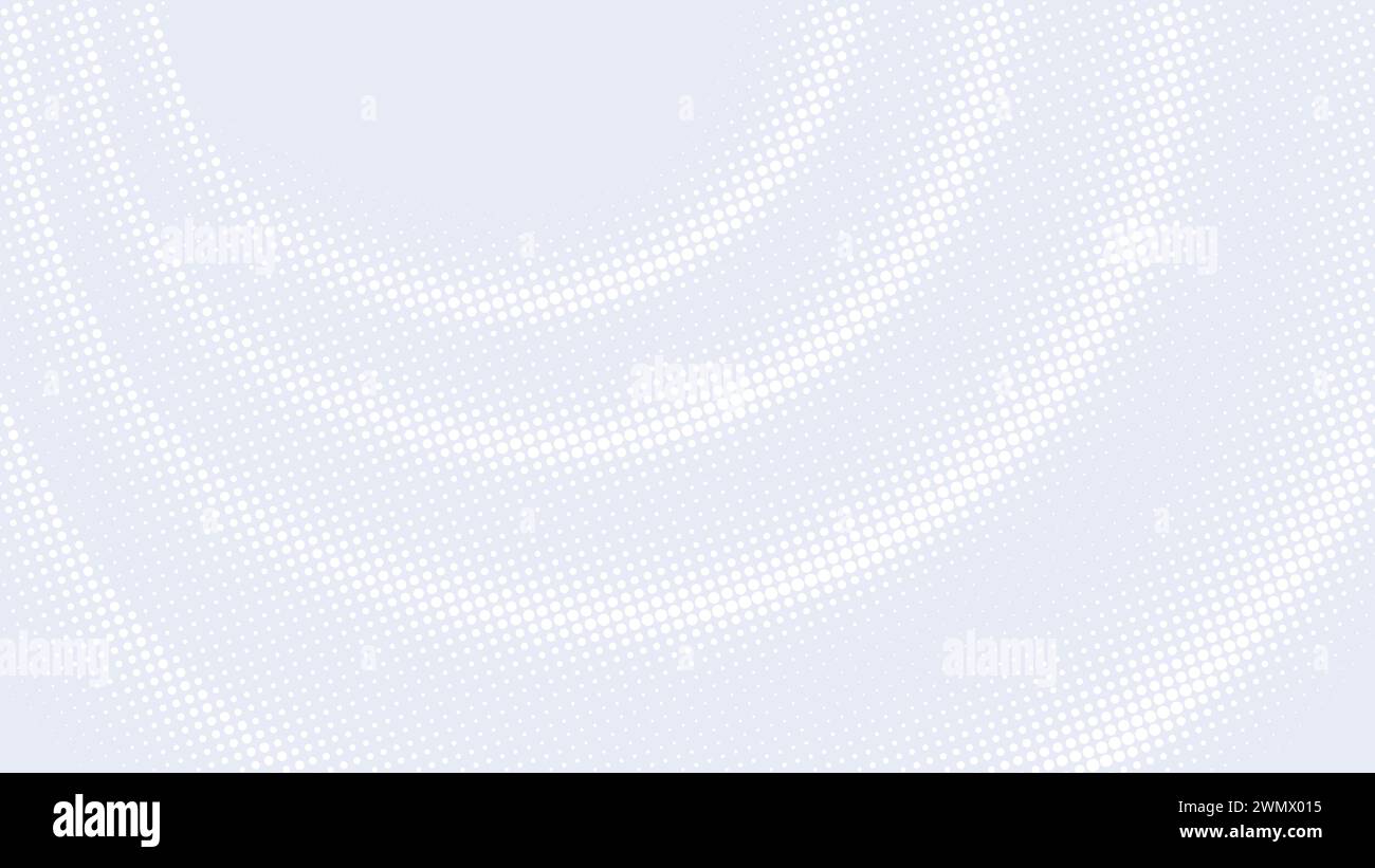 Halftone circular background with round wave elements. Minimal abstract clean design template. Vector Stock Vector