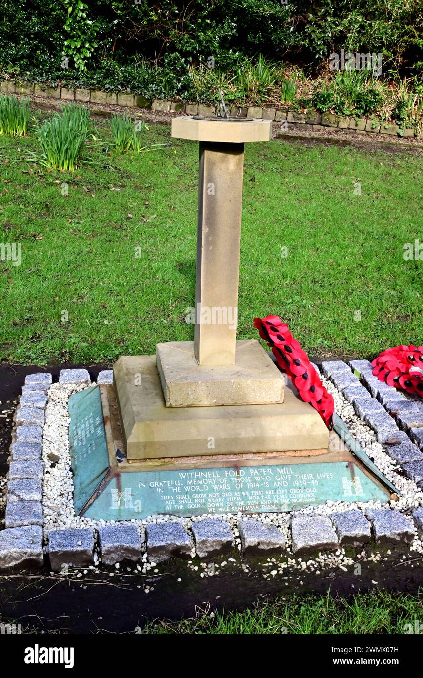 Around the UK Memorial Garden A stroll around Withnell Fold Village