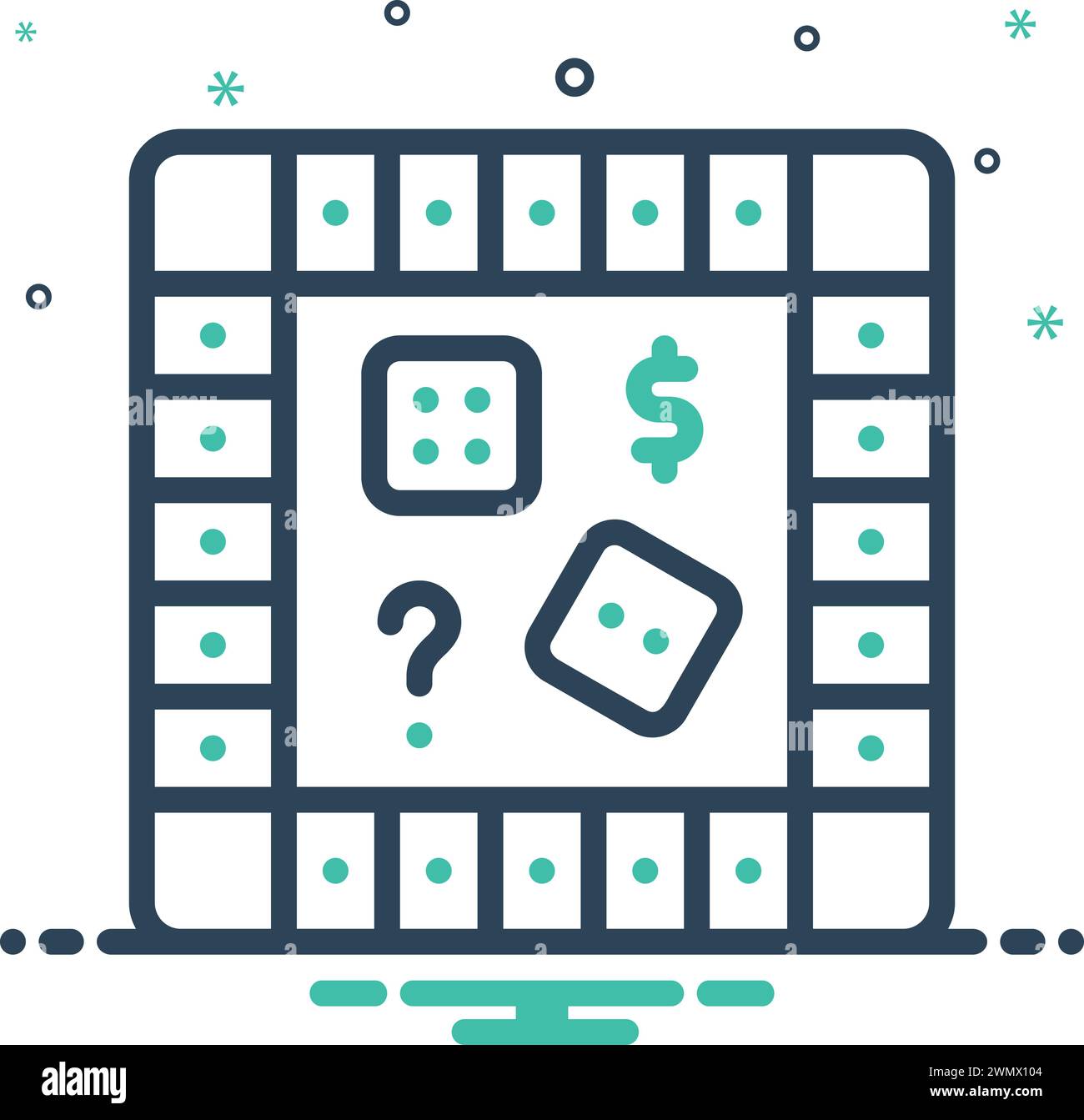 Monopoly game board Stock Vector Images Alamy