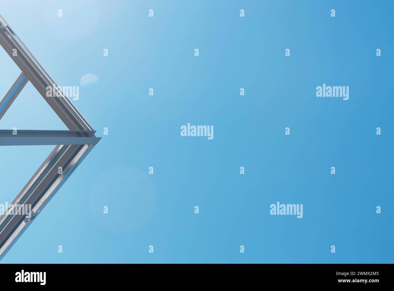 Steel frame commercial building under construction Stock Photo - Alamy
