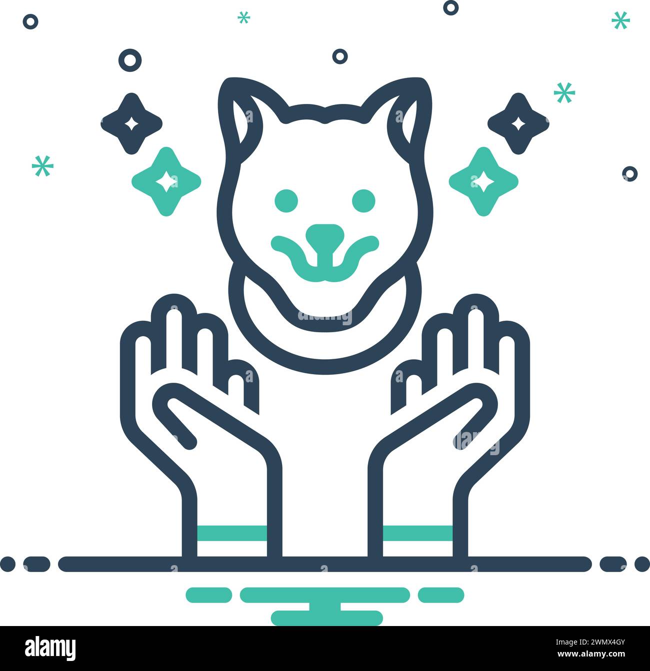 Icon for pet care,pet Stock Vector Image & Art - Alamy