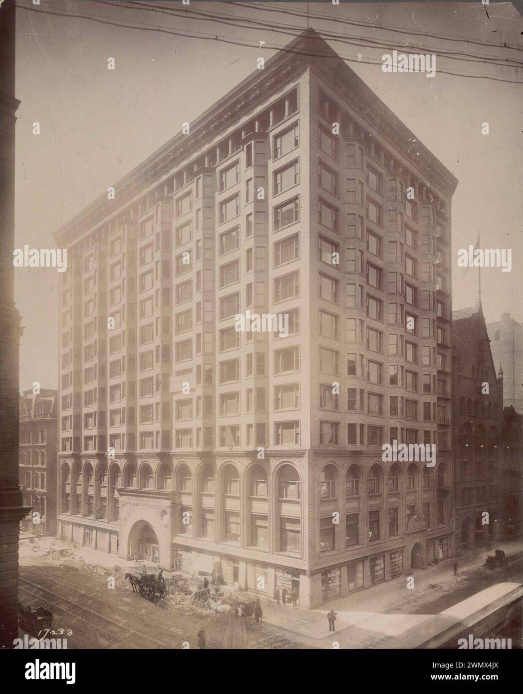 Old Stock Exchange Building,  Chicago, Illinois, Architects: Adler and Sullivan Stock Photo