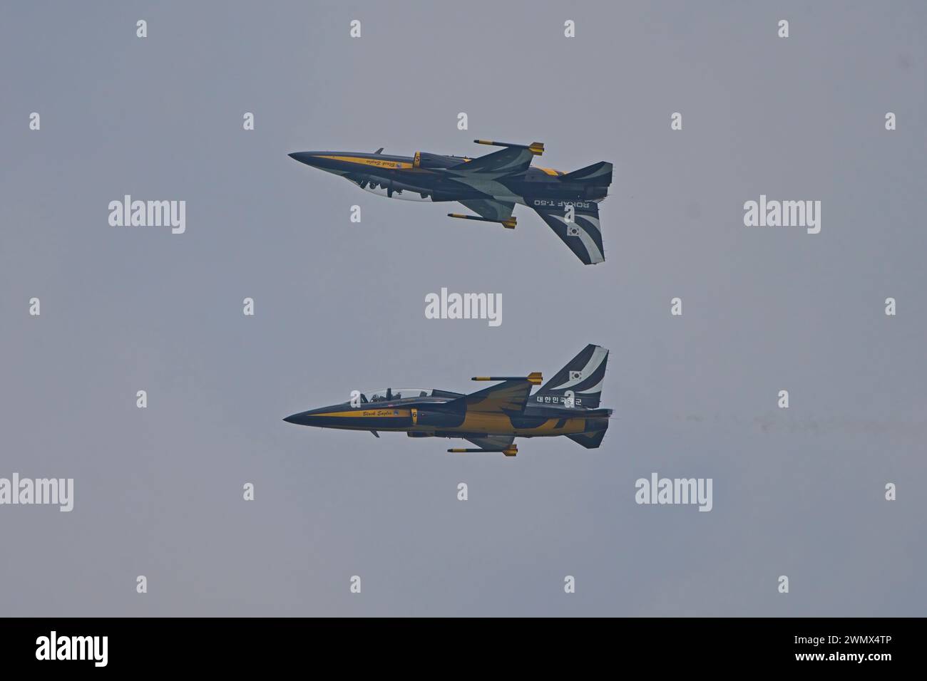 SINGAPORE FEBRUARY 22, 2025 Republic of Korea Air Force aerobatic